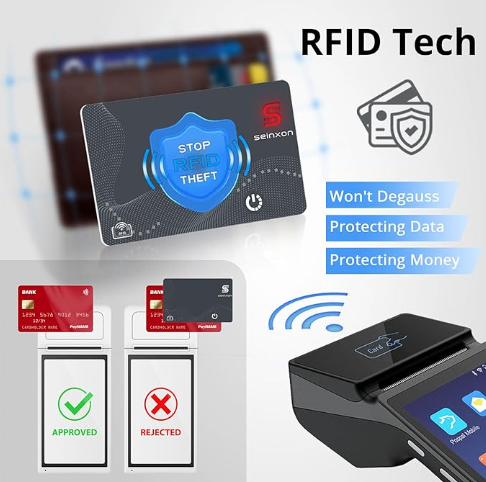 Rastreador de billetera recargable con bloqueo RFID, IP68, buscador de artículos, funciona con Apple Find My APP y red con clip de recarga (solo iOS)